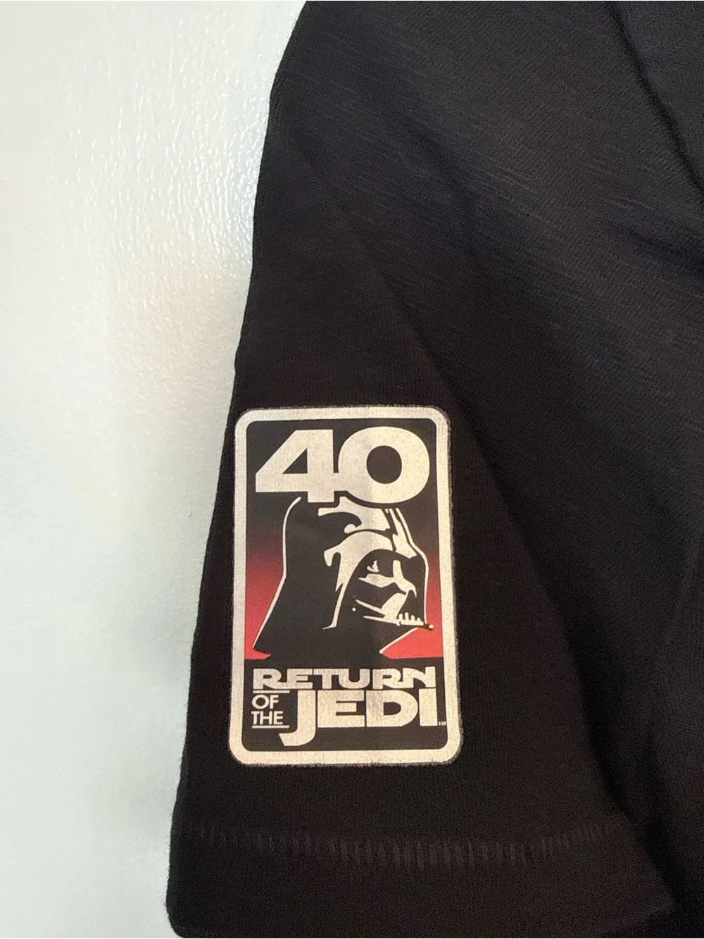 GAP Black Star Wars Tee with Pink & Purple Lightsabers - Picture 4 of 5